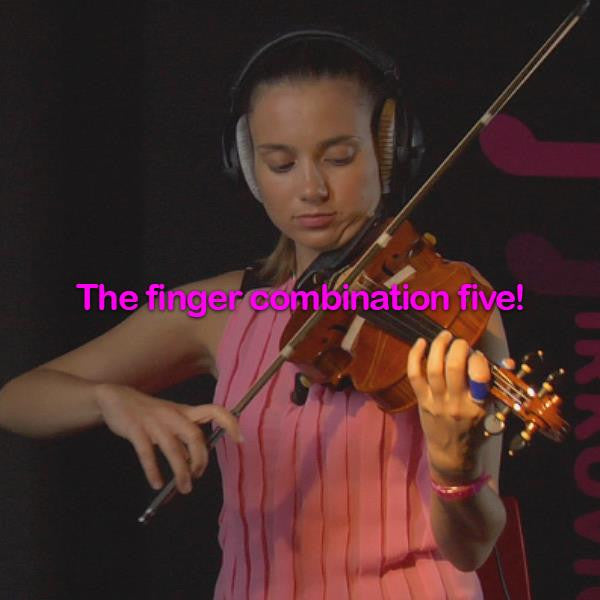 Lesson 035:The finger combination five! - violino online, play violin online,   - tocar violin online, уроки игры на скрипке, Metodo Mirkovic - cours de violon en ligne, geige online lernen