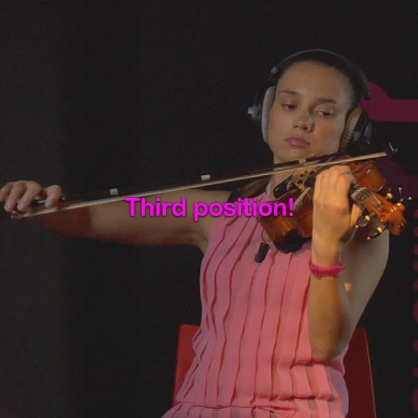 Lesson 041:Third position! - violino online, play violin online,   - tocar violin online, уроки игры на скрипке, Metodo Mirkovic - cours de violon en ligne, geige online lernen