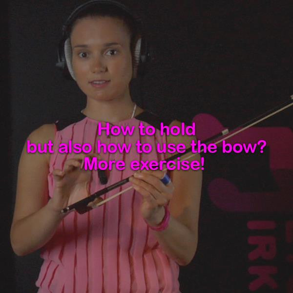 Lesson 004: How to hold but also how to use the bow? More exercise! - violino online, play violin online,   - tocar violin online, уроки игры на скрипке, Metodo Mirkovic - cours de violon en ligne, geige online lernen
