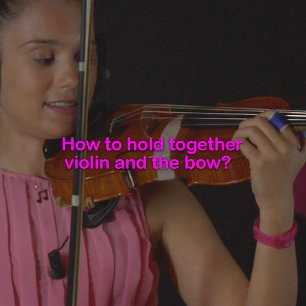Lesson 005: How to hold together violin and the bow? - violino online, play violin online,   - tocar violin online, уроки игры на скрипке, Metodo Mirkovic - cours de violon en ligne, geige online lernen