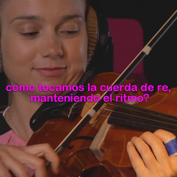 010c: como    tocamos    la    cuerda    de    re,    manteniendo    el    ritmo? - violino online, play violin online,   - tocar violin online, уроки игры на скрипке, Metodo Mirkovic - cours de violon en ligne, geige online lernen