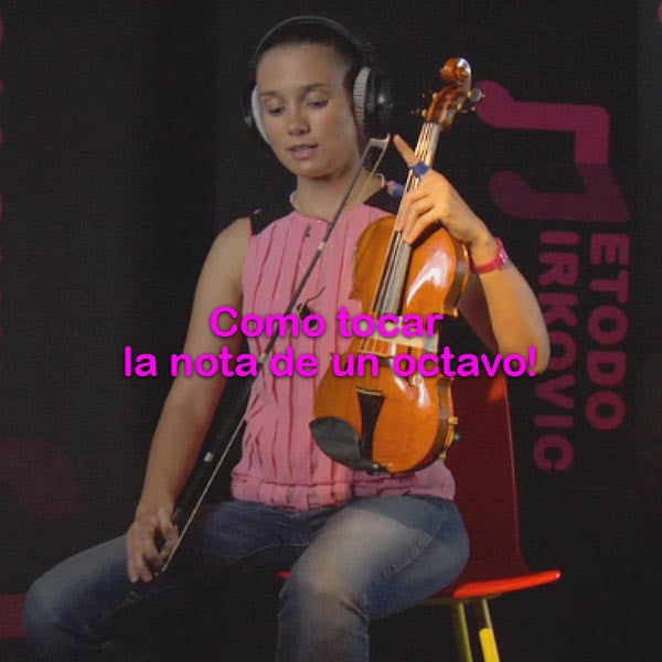 014: como tocar la nota de un octavo! - violino online, play violin online,   - tocar violin online, уроки игры на скрипке, Metodo Mirkovic - cours de violon en ligne, geige online lernen