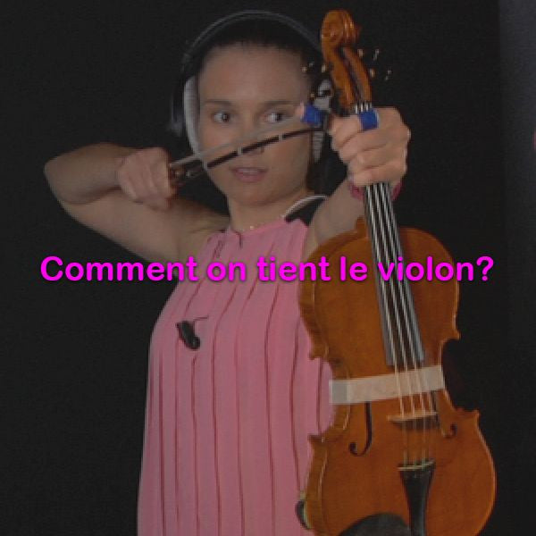 Leçon 001: Comment on tient le violon? - violino online, play violin online,   - tocar violin online, уроки игры на скрипке, Metodo Mirkovic - cours de violon en ligne, geige online lernen
