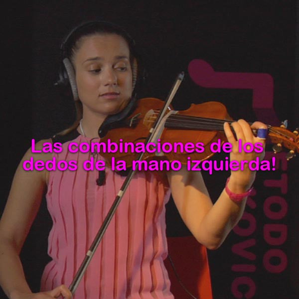 031:  las combinaciones de los dedos de la mano izquierda! - violino online, play violin online,   - tocar violin online, уроки игры на скрипке, Metodo Mirkovic - cours de violon en ligne, geige online lernen