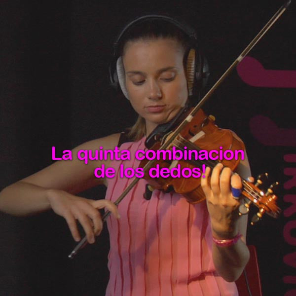 035: la quinta combinacion de los dedos.! - violino online, play violin online,   - tocar violin online, уроки игры на скрипке, Metodo Mirkovic - cours de violon en ligne, geige online lernen