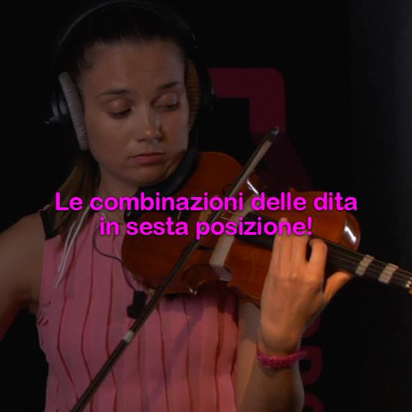 Lezione 054 a: Le combinazioni delle quattro dita in sesta posizione! - violino online, play violin online,   - tocar violin online, уроки игры на скрипке, Metodo Mirkovic - cours de violon en ligne, geige online lernen