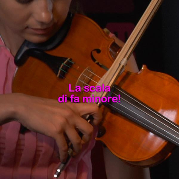 Lezione 066: La scala di fa minore! - violino online, play violin online,   - tocar violin online, уроки игры на скрипке, Metodo Mirkovic - cours de violon en ligne, geige online lernen