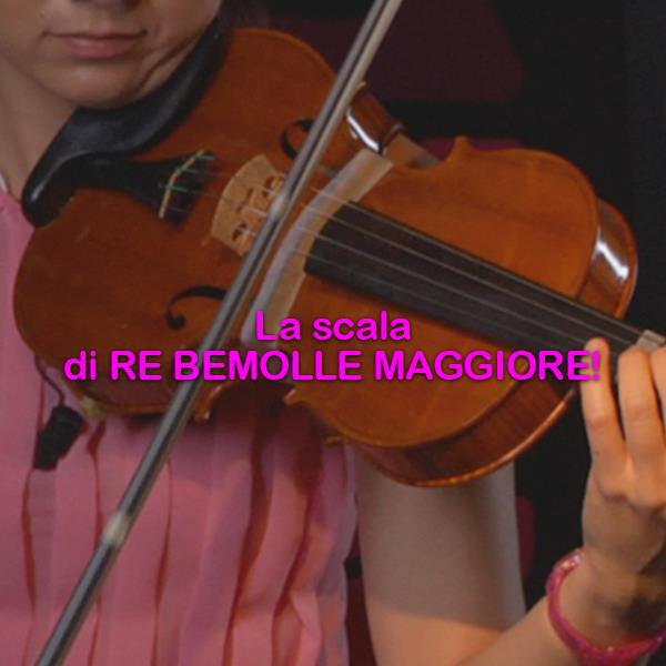 Lezione 067: La scala di REBEMOLLE MAGGIORE! - violino online, play violin online,   - tocar violin online, уроки игры на скрипке, Metodo Mirkovic - cours de violon en ligne, geige online lernen