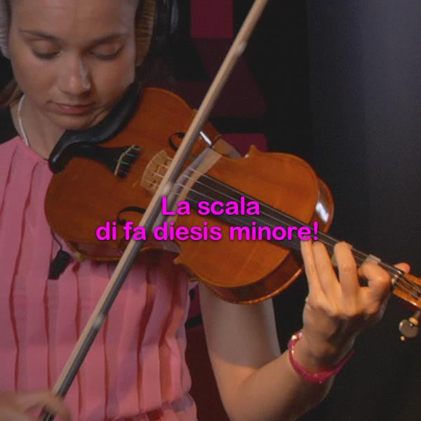 Lezione 076: La scala di fa diesis minore! - violino online, play violin online,   - tocar violin online, уроки игры на скрипке, Metodo Mirkovic - cours de violon en ligne, geige online lernen