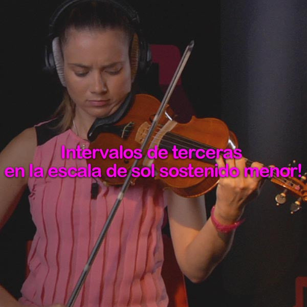 094:      intervalos    de    terceras    en    la    escala    de    sol    sostenido    menor! - violino online, play violin online,   - tocar violin online, уроки игры на скрипке, Metodo Mirkovic - cours de violon en ligne, geige online lernen