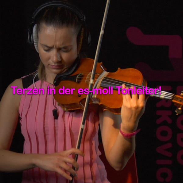 Folge 106: Terzen in der es-moll Tonleiter! - violino online, play violin online,   - tocar violin online, уроки игры на скрипке, Metodo Mirkovic - cours de violon en ligne, geige online lernen