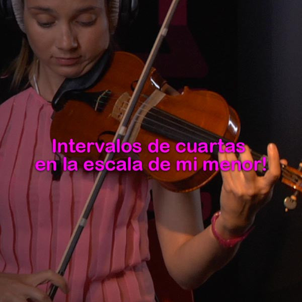 110:intervalos  de    cuartas    en    la    escala    de    mi    menor! - violino online, play violin online,   - tocar violin online, уроки игры на скрипке, Metodo Mirkovic - cours de violon en ligne, geige online lernen