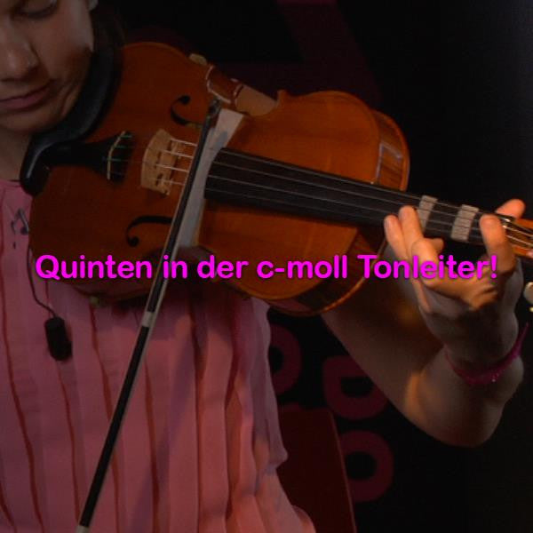 Folge 128: Quinten in der c-moll Tonleiter! - violino online, play violin online,   - tocar violin online, уроки игры на скрипке, Metodo Mirkovic - cours de violon en ligne, geige online lernen