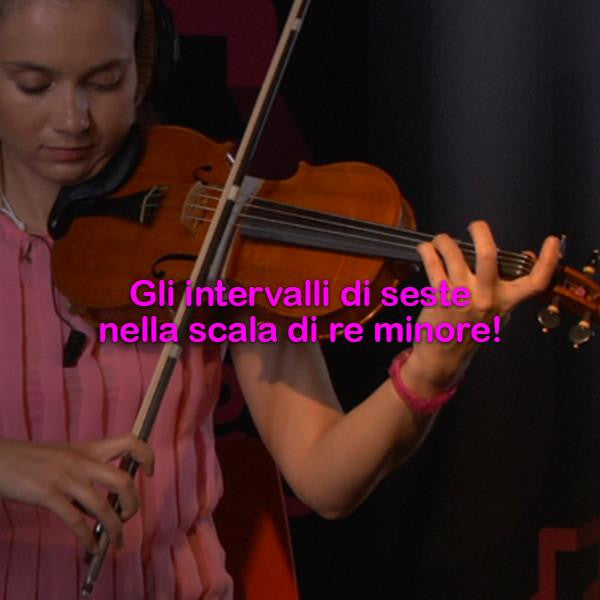 Lezione 138: Gli intervalli di seste nella scala di re minore! - violino online, play violin online,   - tocar violin online, уроки игры на скрипке, Metodo Mirkovic - cours de violon en ligne, geige online lernen