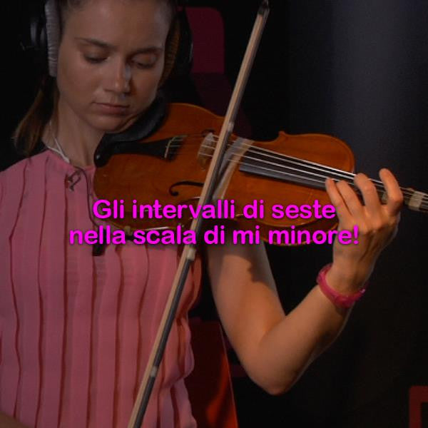 Lezione 144: Gli intervalli di seste nella scala di mi minore! - violino online, play violin online,   - tocar violin online, уроки игры на скрипке, Metodo Mirkovic - cours de violon en ligne, geige online lernen