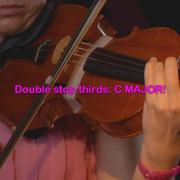 Lesson 000<mark>FREE LESSON</mark>:Double stop thirds: C MAJOR! - violino online, play violin online,   - tocar violin online, уроки игры на скрипке, Metodo Mirkovic - cours de violon en ligne, geige online lernen