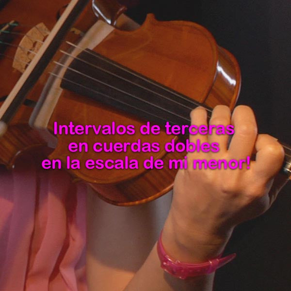 187: intervalos  de    terceras    en    cuerdas    dobles    en    la    escala    de    mi    menor! - violino online, play violin online,   - tocar violin online, уроки игры на скрипке, Metodo Mirkovic - cours de violon en ligne, geige online lernen