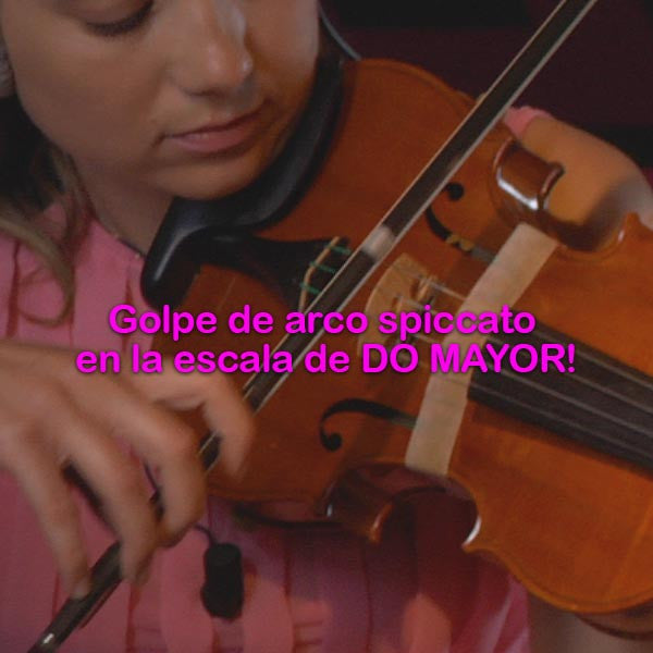 194:   Golpe   De   Arco      Spiccato    En    La    ESCALA    DE    DO! - violino online, play violin online,   - tocar violin online, уроки игры на скрипке, Metodo Mirkovic - cours de violon en ligne, geige online lernen