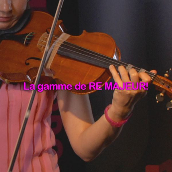 Leçon 073: La gamme de RE MAJEUR! - violino online, play violin online,   - tocar violin online, уроки игры на скрипке, Metodo Mirkovic - cours de violon en ligne, geige online lernen